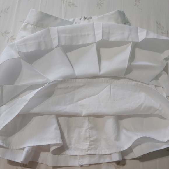 Aritzia Sunday Best White Pleated Skirt Size 0 - Picture 9 of 13